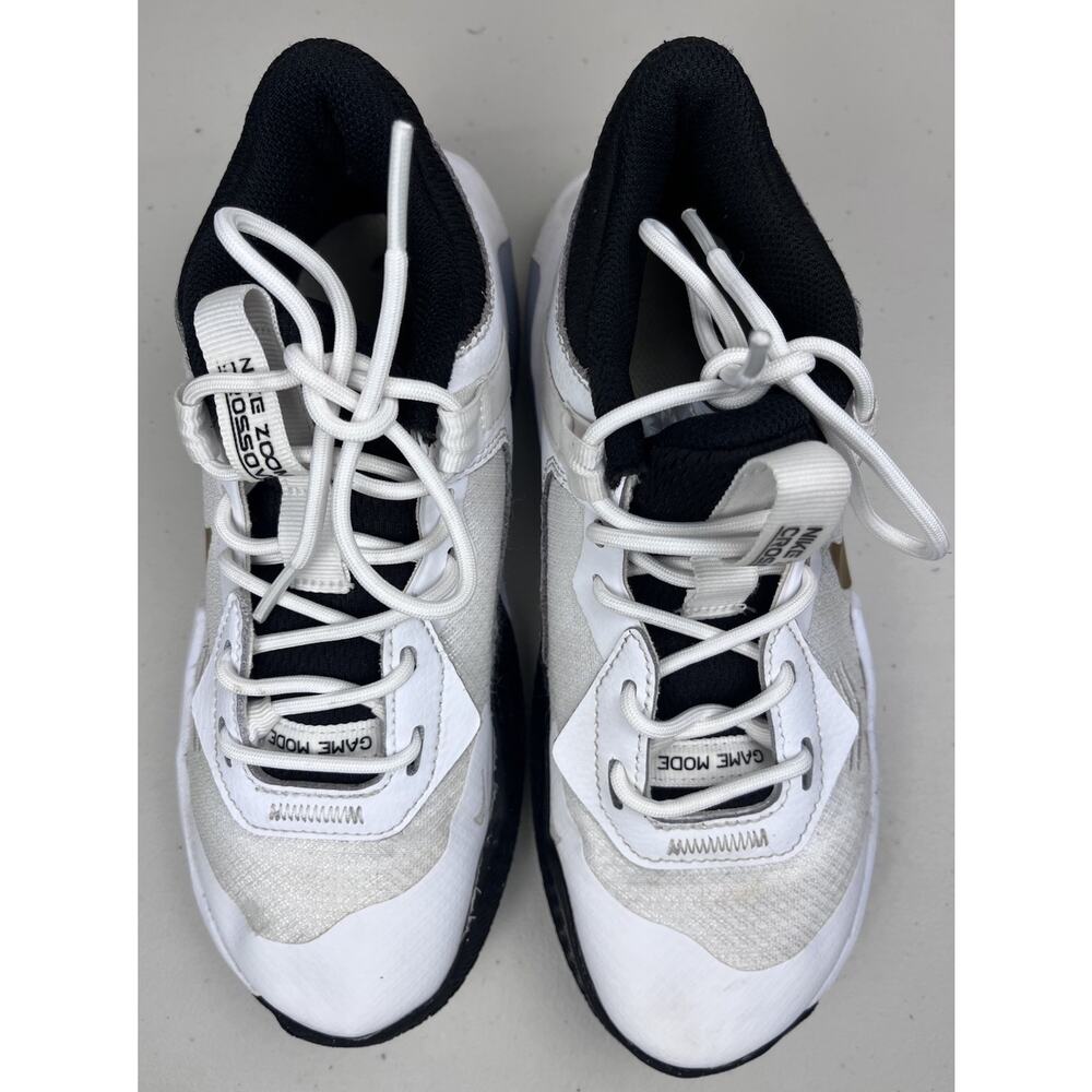 Nike Air Zoom Crossover GS White Gold DC5216-100 Youth Size 4Y Sneakers - Picture 4 of 8